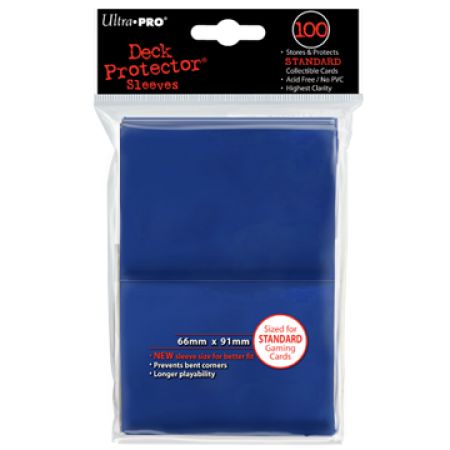 100 Lommer Ultra Pro Pro-gloss: Blå Kvalitet - Sleeves