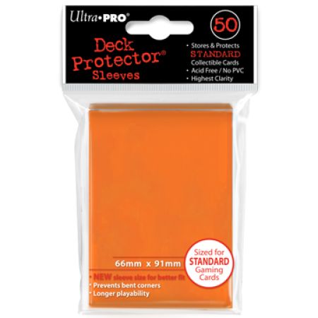 50 Lommer Ultra Pro Pro-gloss: Candy Orange Kvalitet
