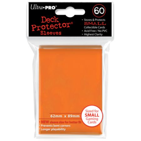 60 Lommer Ultra Pro Pro-gloss - Orange til Yu-Gi-Oh!