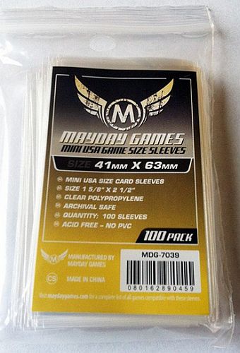 Mayday Games Mini Kortlommer 41x63mm - 100 stk.