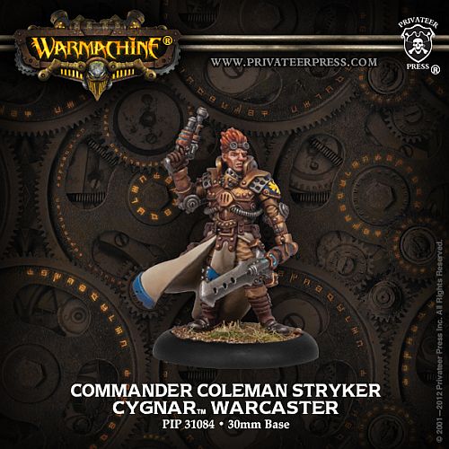 Cygnar: Commander Coleman Stryker - Warcaster fra 2016