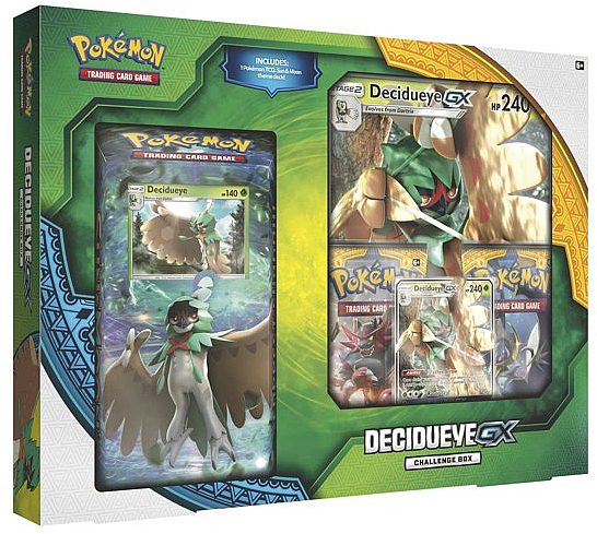 Pokemon Sun Moon: Base Set Decidueye Gx Challenge Box