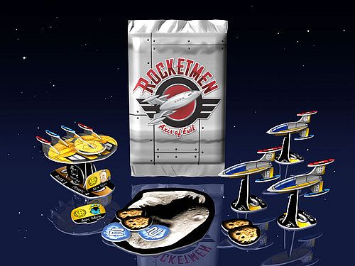 Rocketmen Miniature Booster Display - 36 Booster Packs