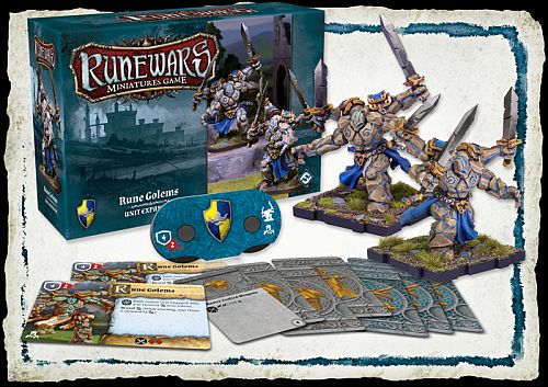 Runewars: Miniatures Game - Daqan Rune Golems Udgivelse