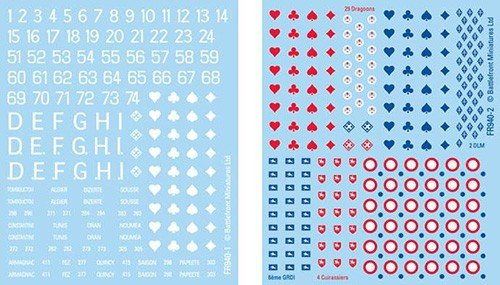 Franske WWII Dekaler til Tanks og Køretøjer - Tilbud!