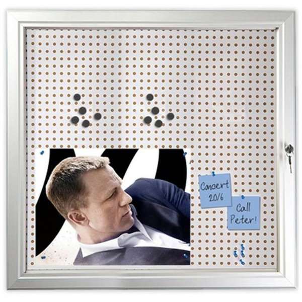 Infobox Combi Med Lås – A4 Opslagstavle til Kontor og Skole