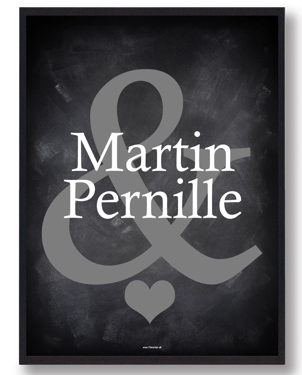 Kærlighedsplakat til Bryllup - Unik Gaveidé