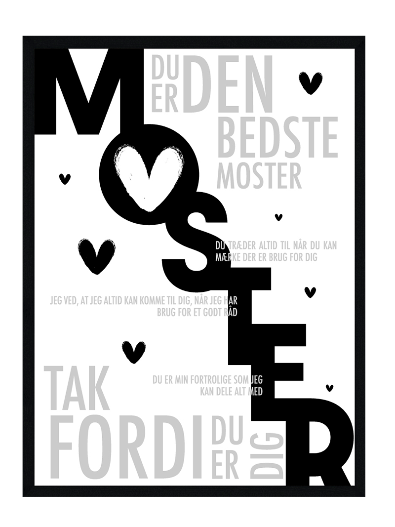 Moster Plakat - Personlig Gave til Din Fantastiske Moster