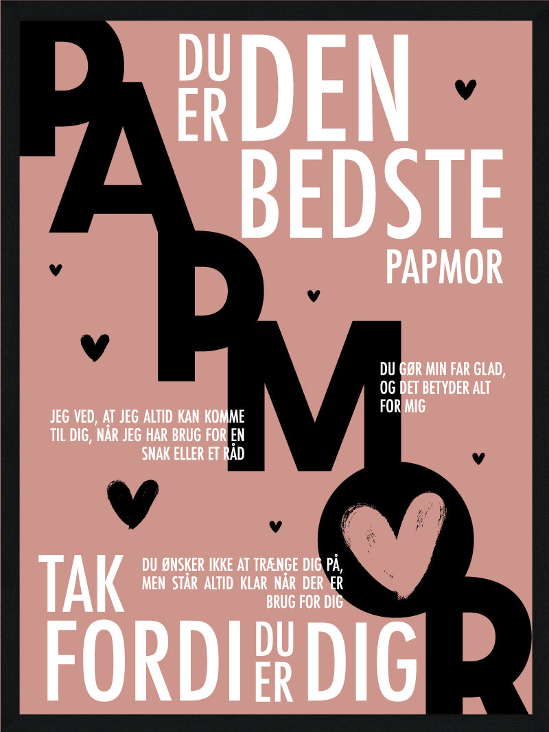 Papmor Plakat - Den perfekte gave til din Papmor