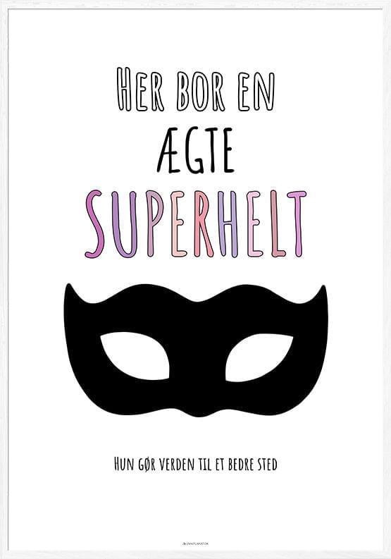 Superhelteplakat til Pige – Inspirerende Gaveidéer
