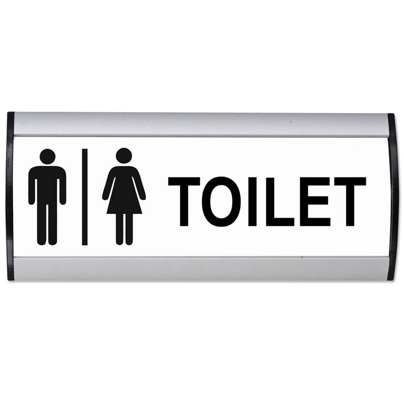 Eloxeret Aluminium Væg Dørskilt – Nem Opsætning og Holdbarhed