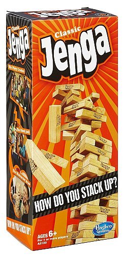 Jenga Classic Dansk - Familie Brætspil Tilbud!