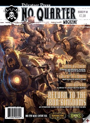 No Quarter Magazine Nr. 40 - Warmachine & Hordes Tilbud