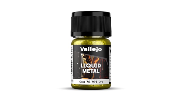 Vallejo Model Color: Flydende Guld - Alkoholbaseret Maling