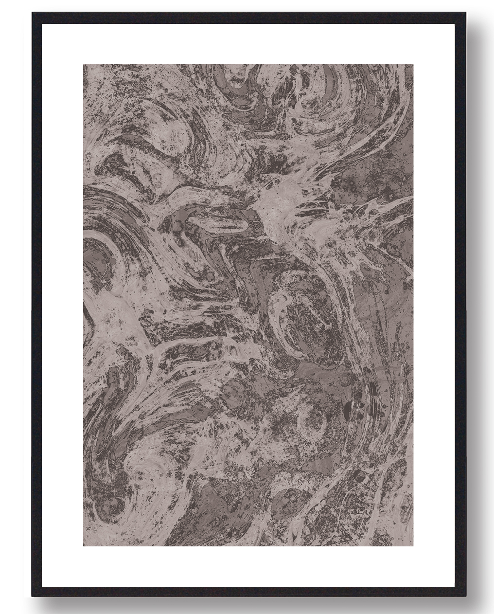 Abstrakt Kunstplakat - Sand Design til Dit Hjem