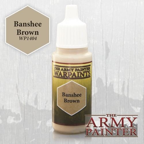 Army Painter Warpaints: Akryl Banshee Brown - Spar 12%!