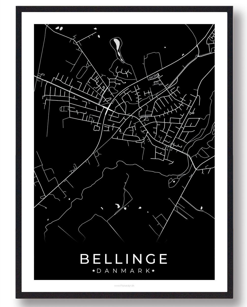 Bellinge By Plakat Sort