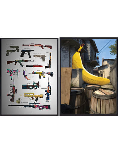 CSGO Plakatsæt – Fantastiske Gamer Plakater Tilbud!