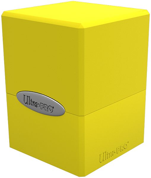 Deck Box Satin Cube: Lemon Yellow Gul Ultra Pro 15592