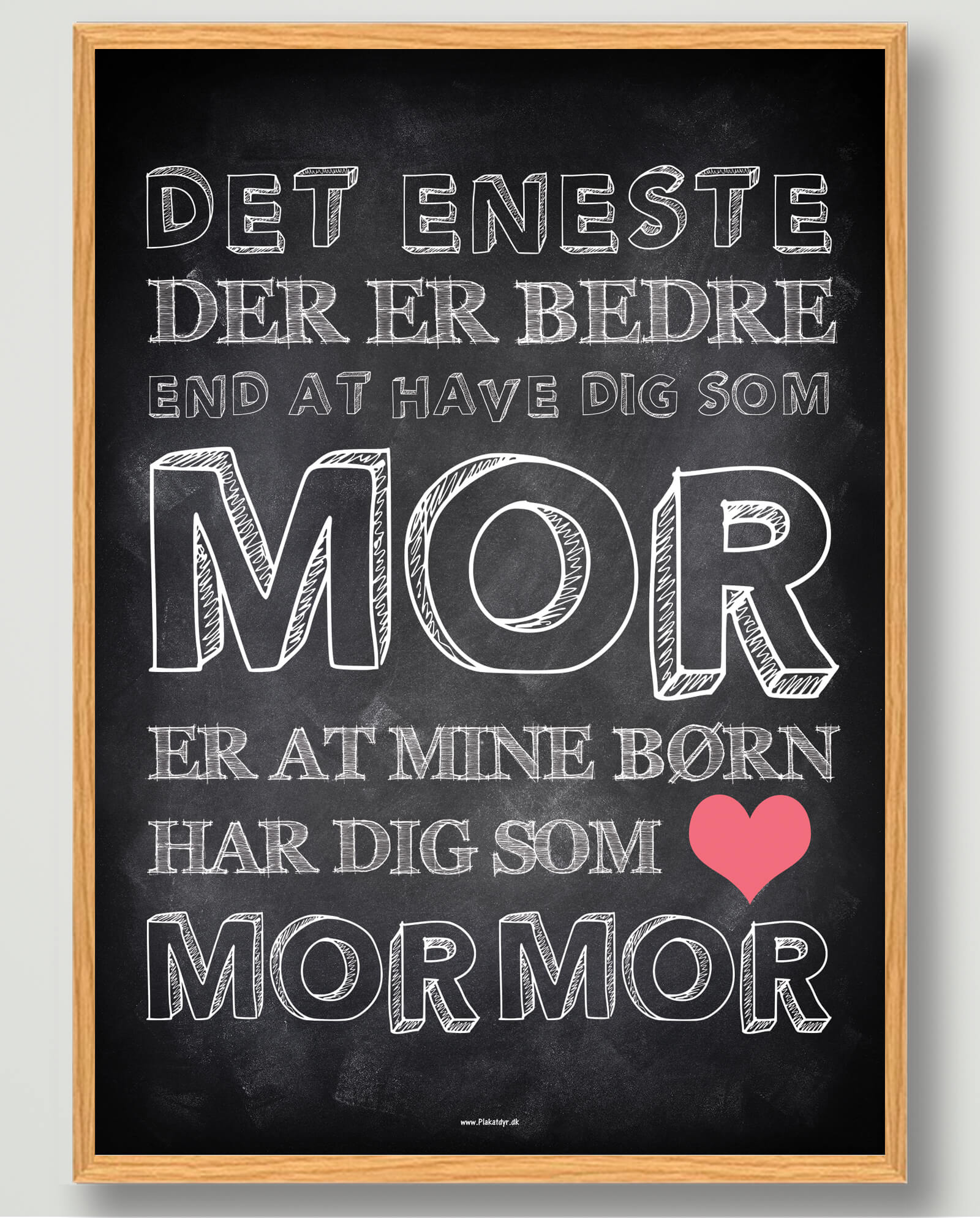 Mormor Plakat - Den Perfekte Mors Dag Gave
