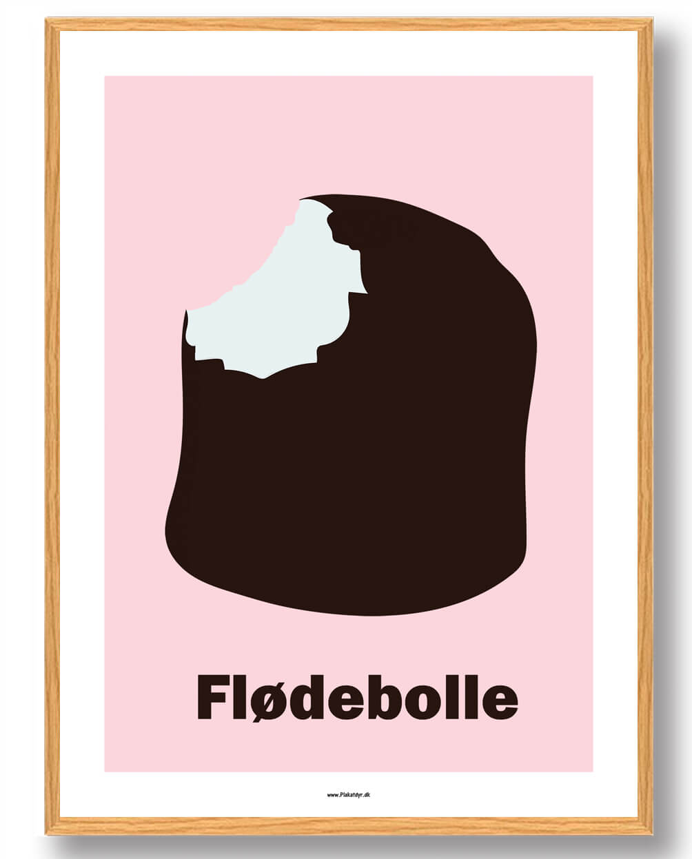 Flødebolle Plakat - Lækkerhed uden sukker!