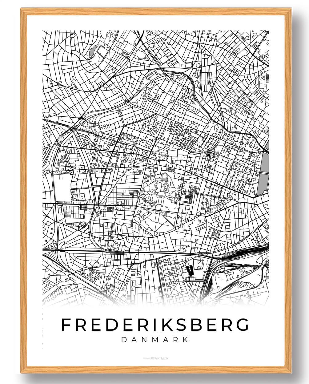 Frederiksberg Plakat - Udforsk Byens Skønhed