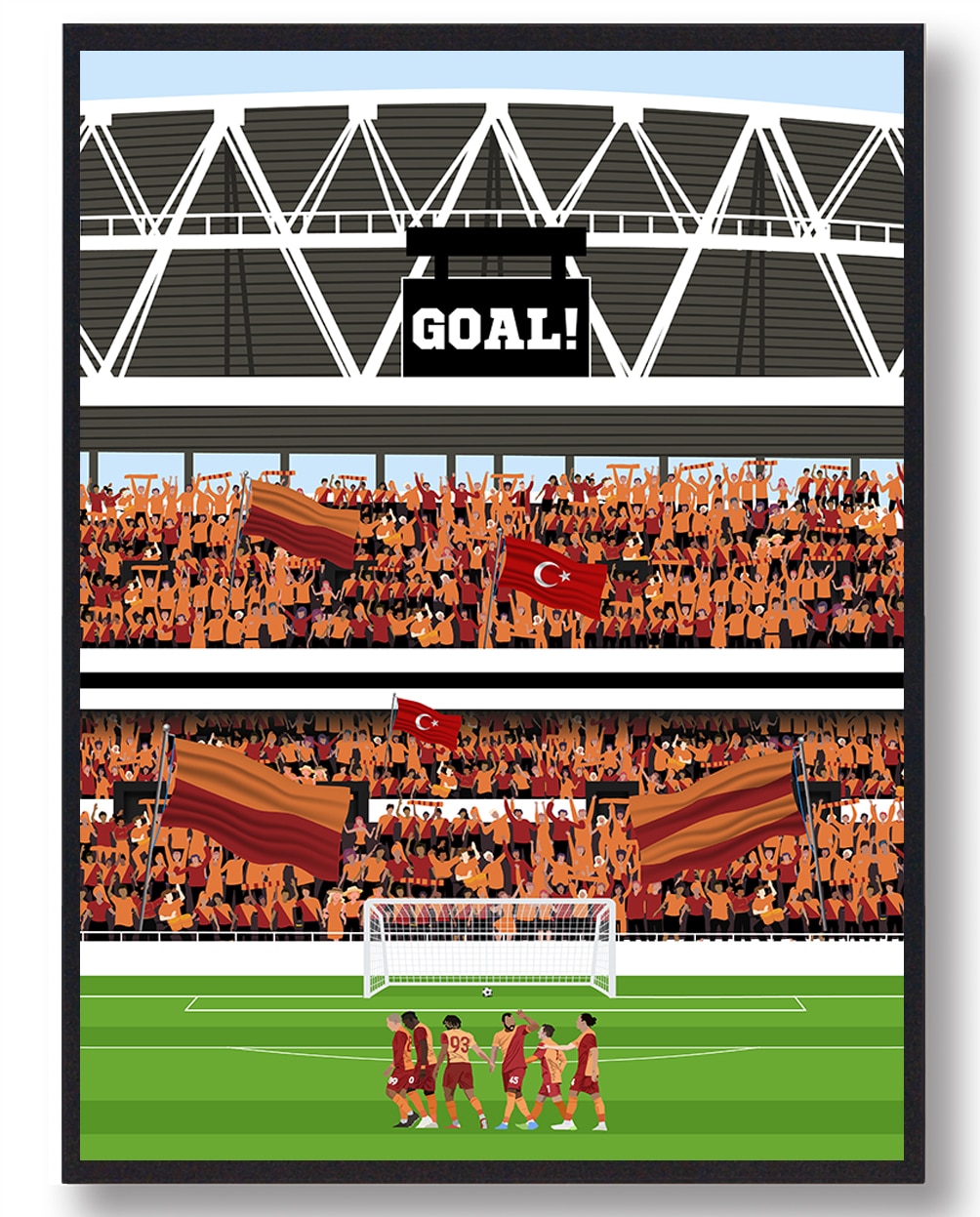 Galatasaray Fodboldplakat - Perfekt til Fans!