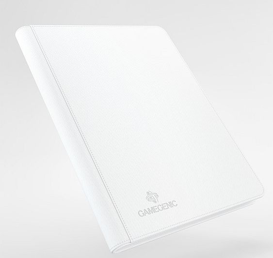 Gamegenic Mappe: Zip-up Album 18-pocket Holder 360 Kort White Hvid