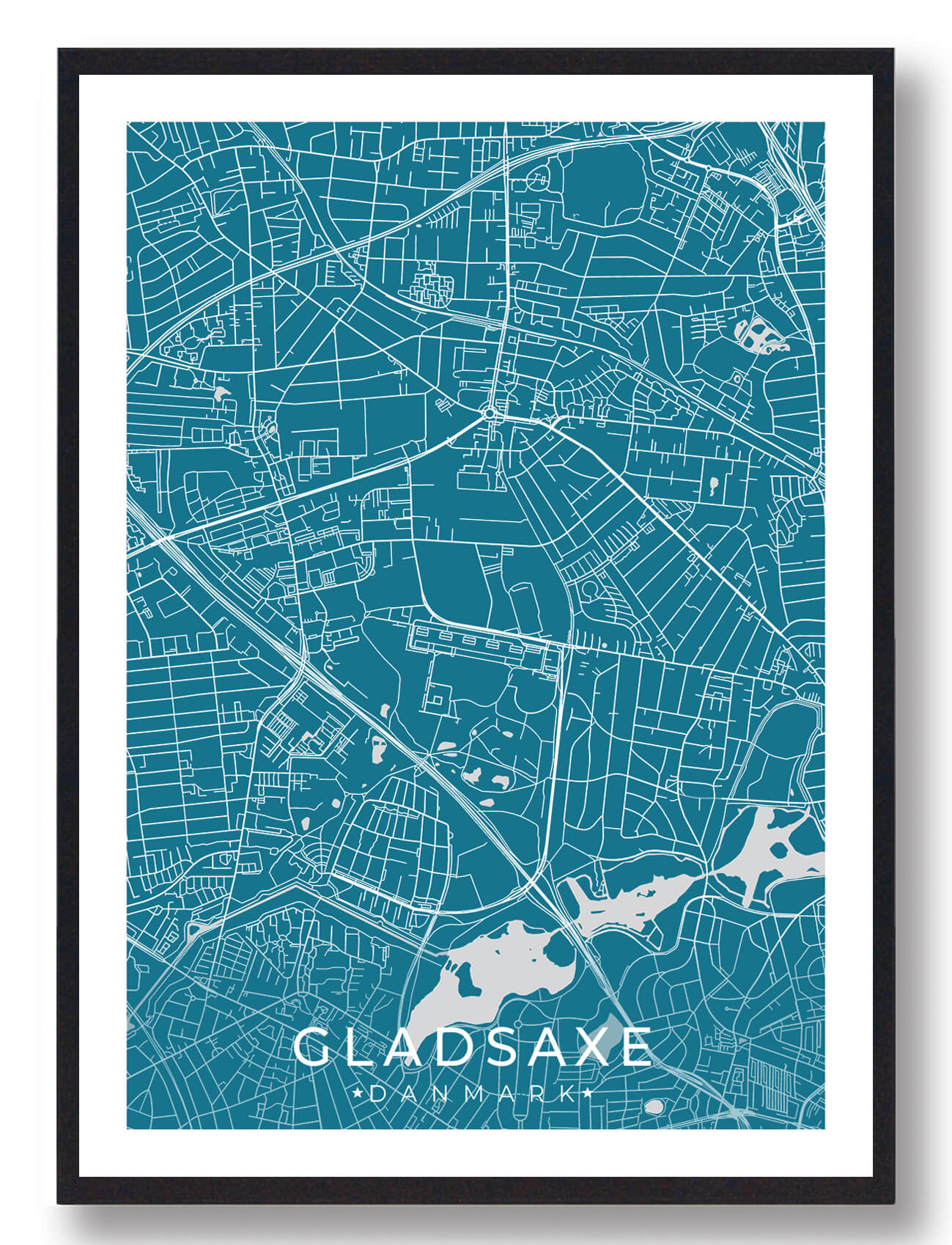 Gladsaxe Byplakat - Blå til dit hjem!