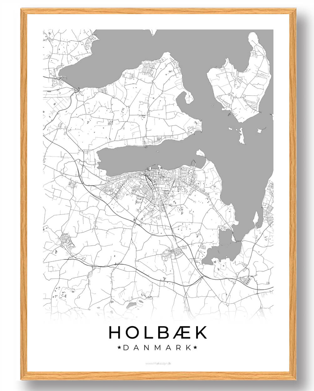 Holbæk By Plakat – Stilfuld vægdekoration til hjemmet