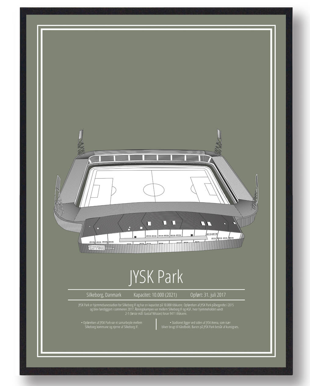 Silkeborg IF Stadion Plakat - Vis din støtte nu!
