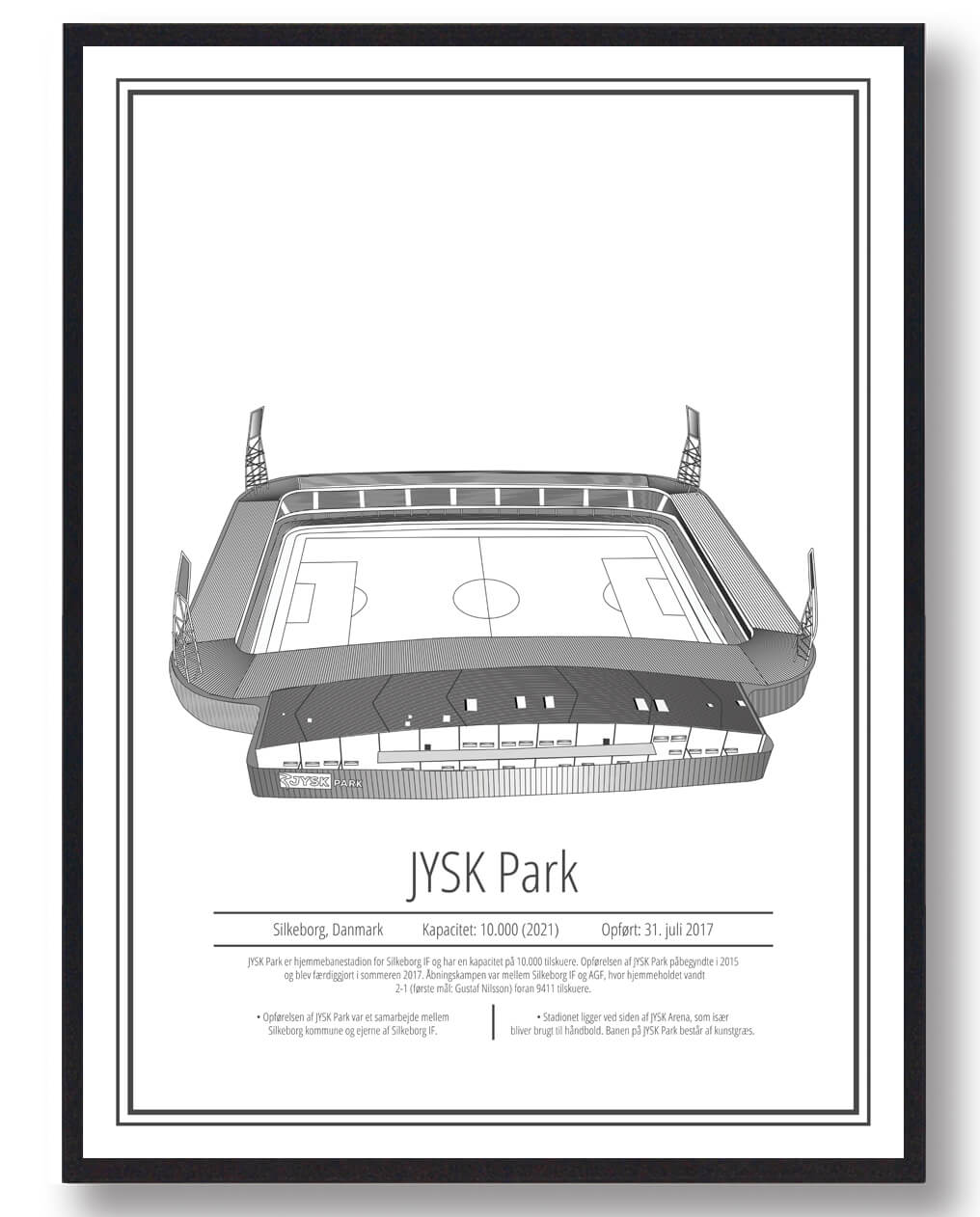 Silkeborg IF Stadion Plakat – Vis din fanstolthed!