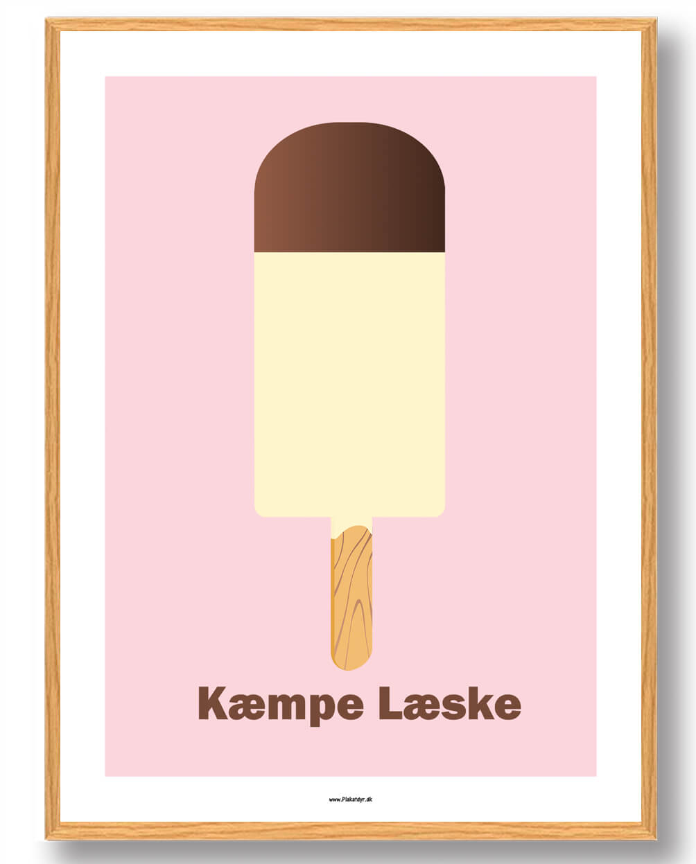Kæmpe Læske Plakat - Is og Slik til Dit Vægdesign