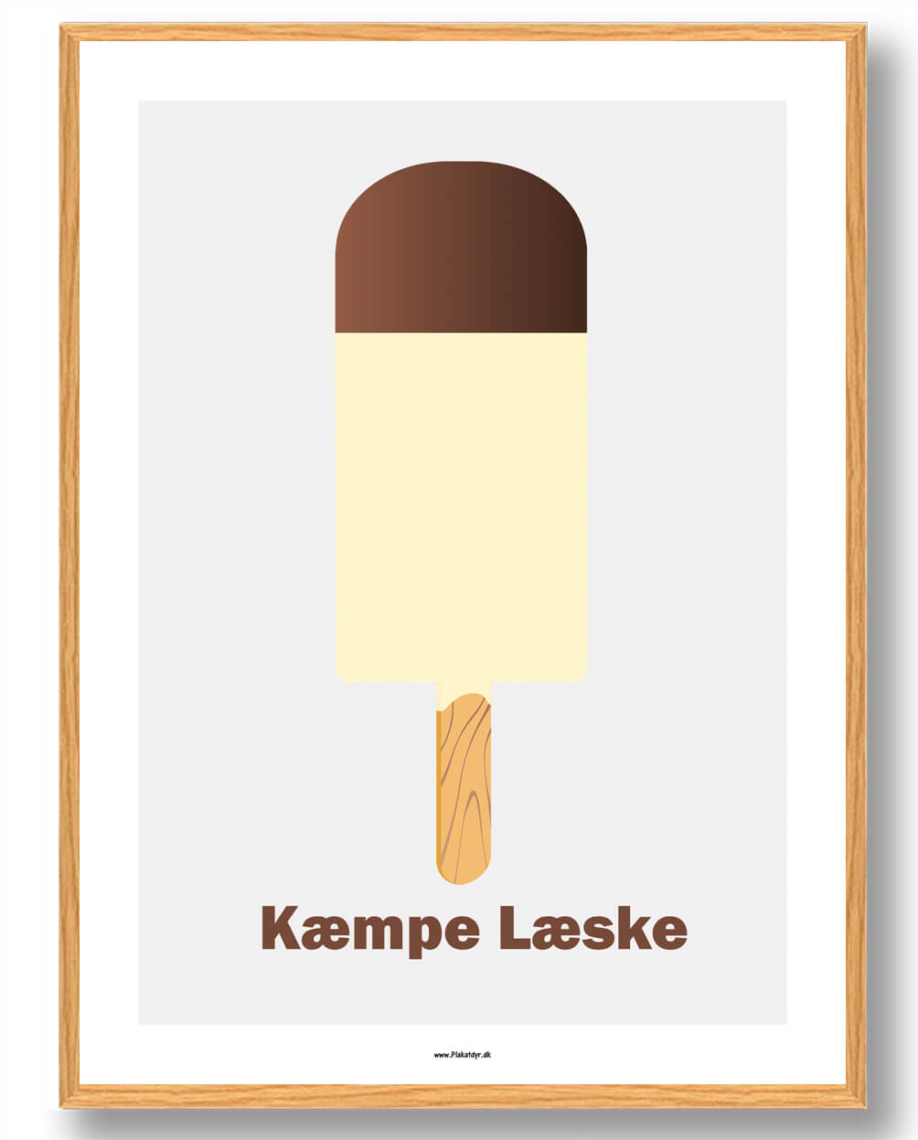 Kæmpe Læske Plakat – Slik og Is til Dit Hjem