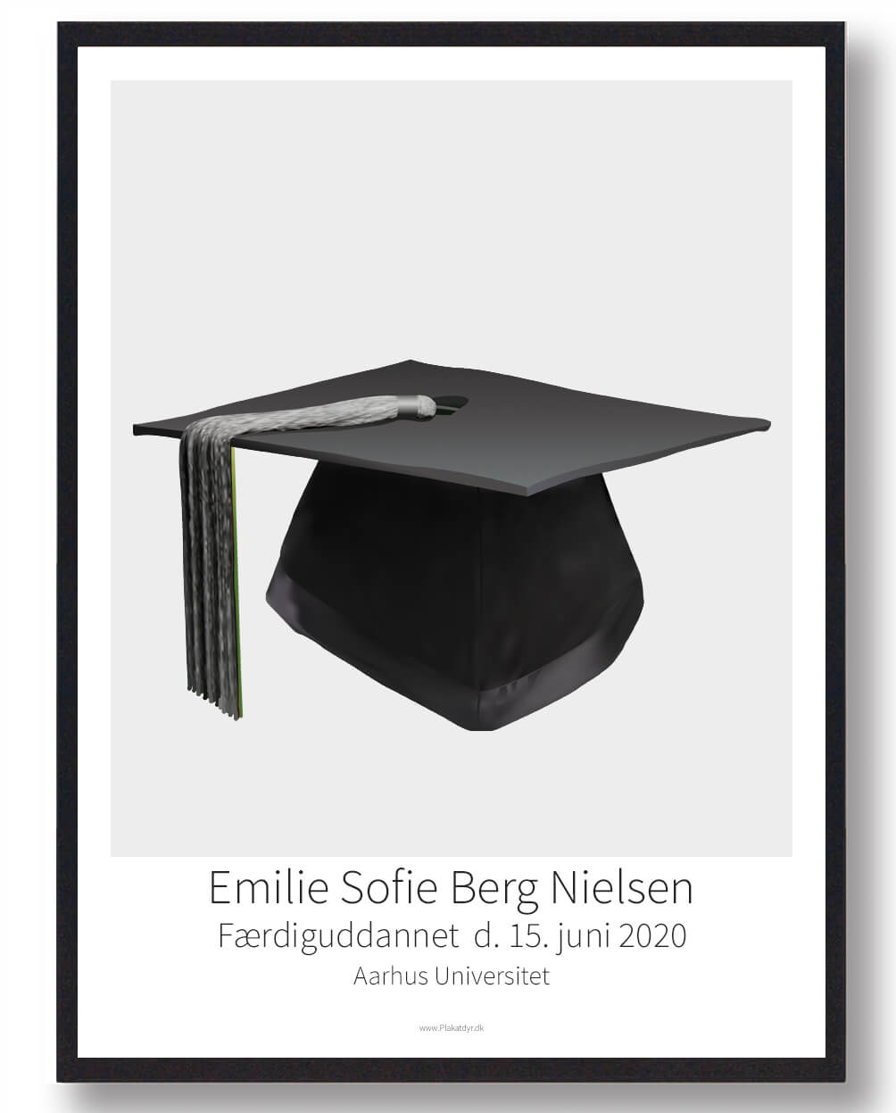 Kandidathue Plakat - Tillykke med din nye titel!