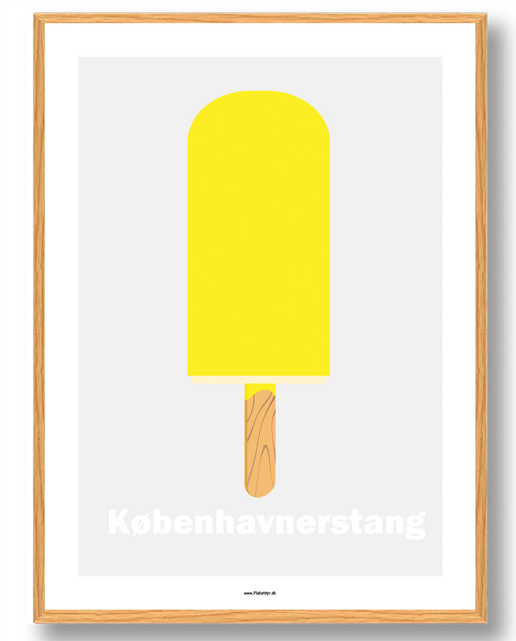Københavnerstang Plakat - Lækre Slik & Is Motiver