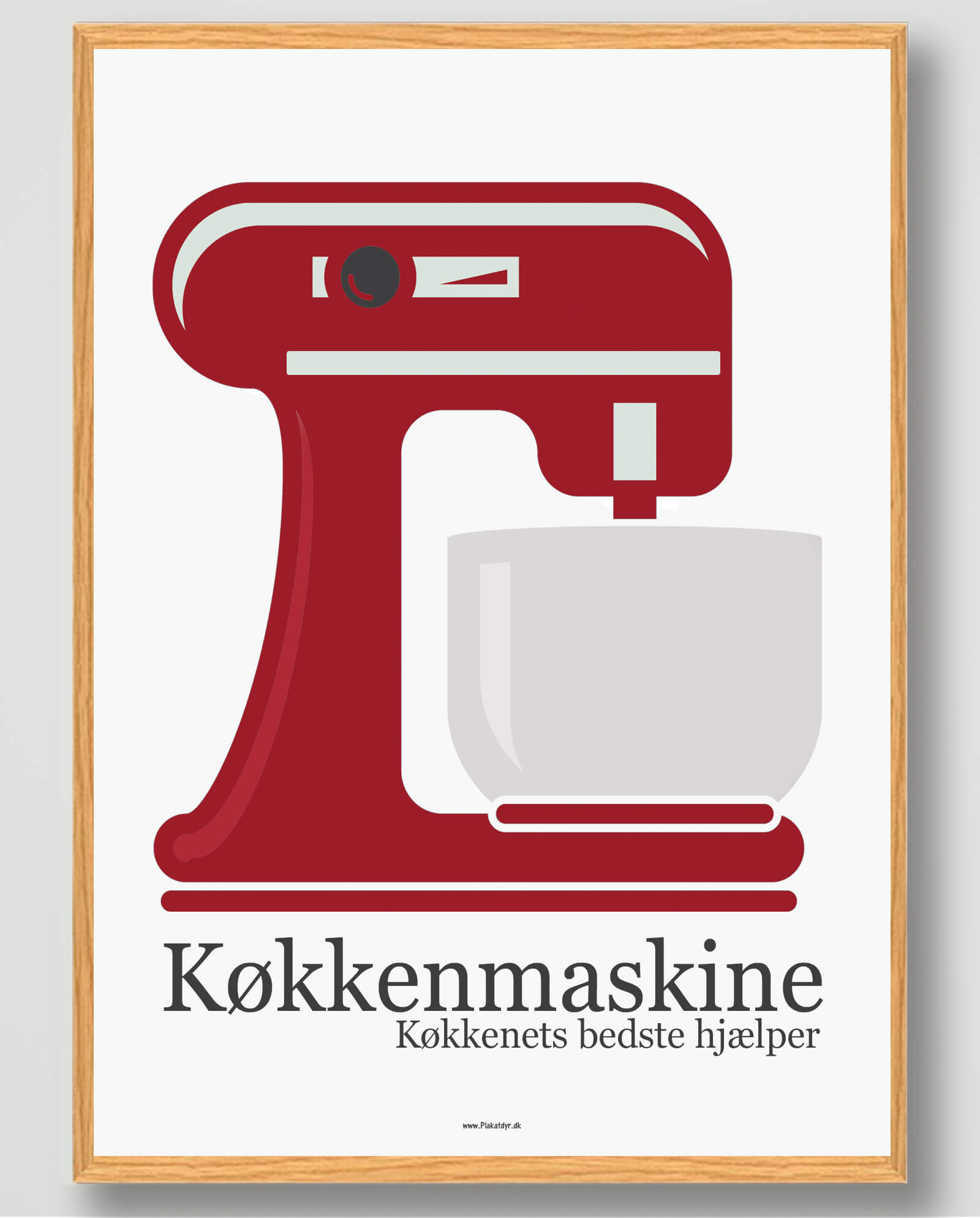 Hyggelig køkkenplakat til inspirerende køkkenmiljø