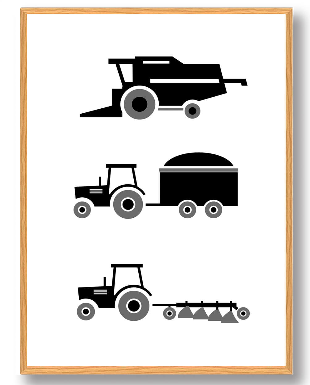 Landbrugsmaskiner Plakat – Fascinerende for børn!