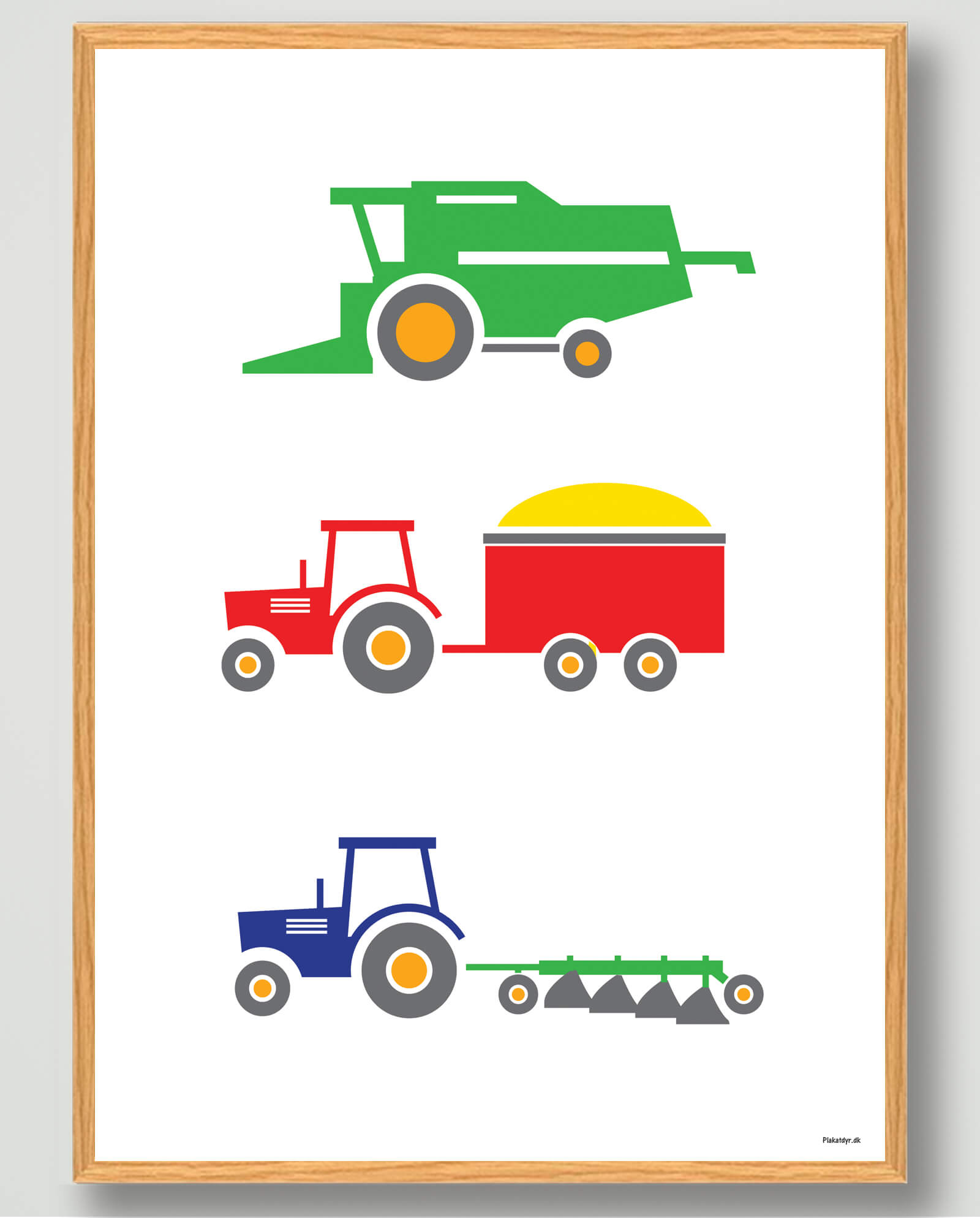 Landbrugsmaskiner Plakat - Oplev det landlige liv!