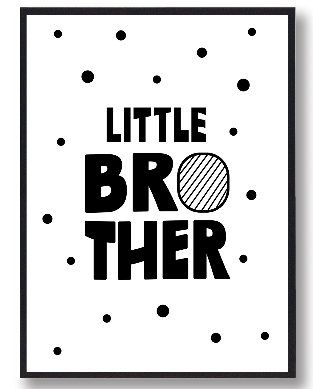 Little Brother Plakat til Børneværelset - Fantastisk Tilbud!