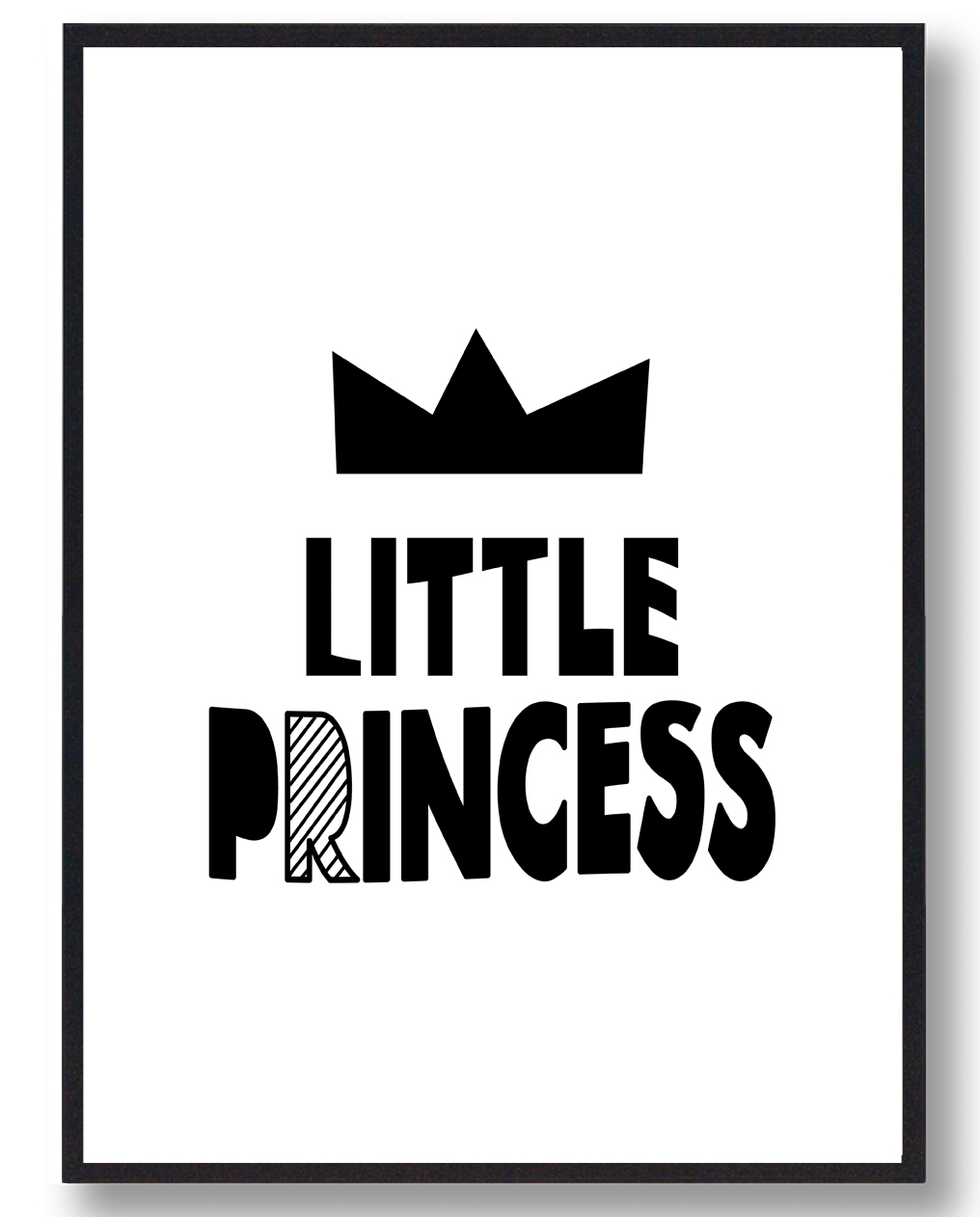 Little Princess Plakat til Børneværelset - Skøn Dekoration