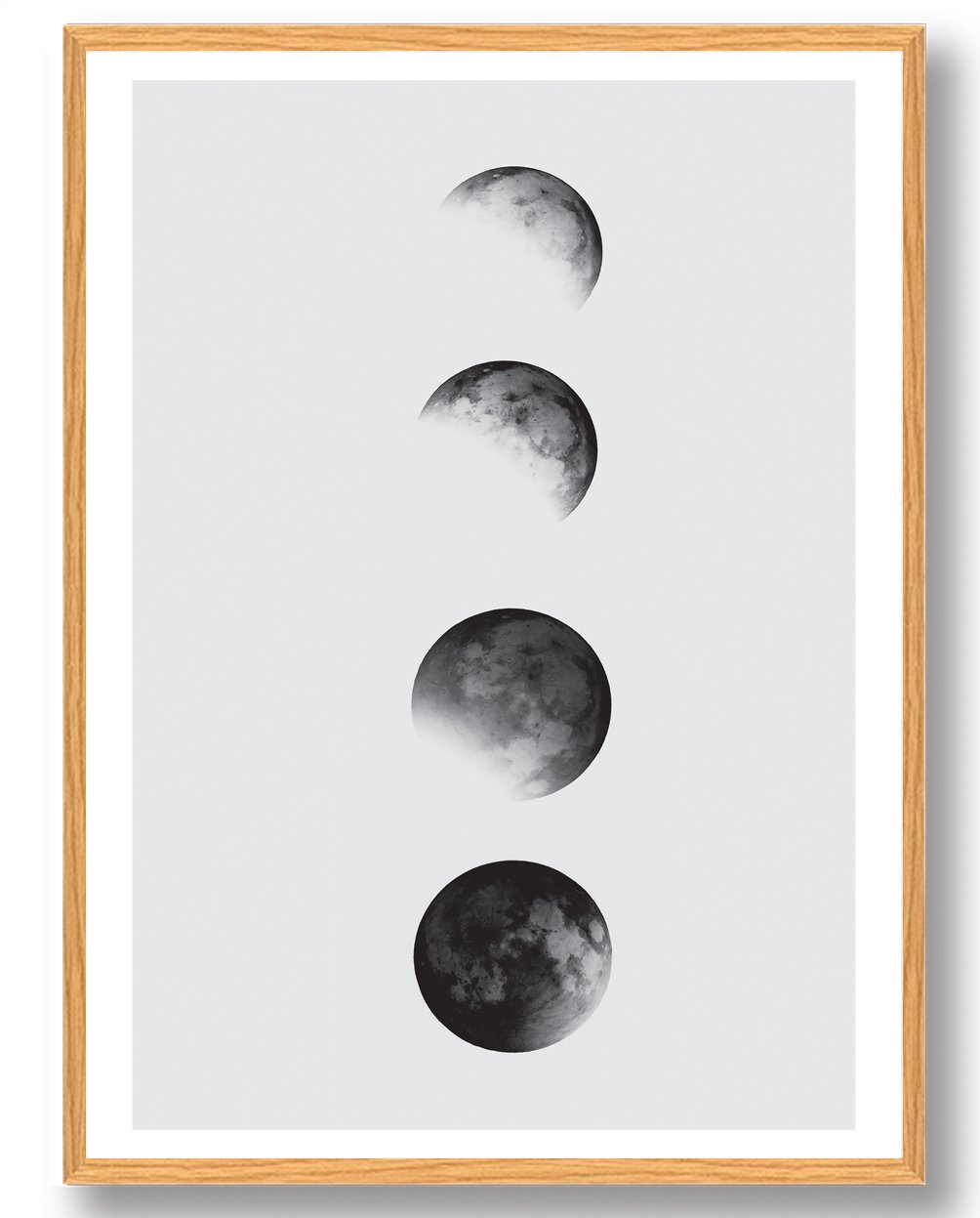 Månen Plakat - Udforsk Universet med Stil