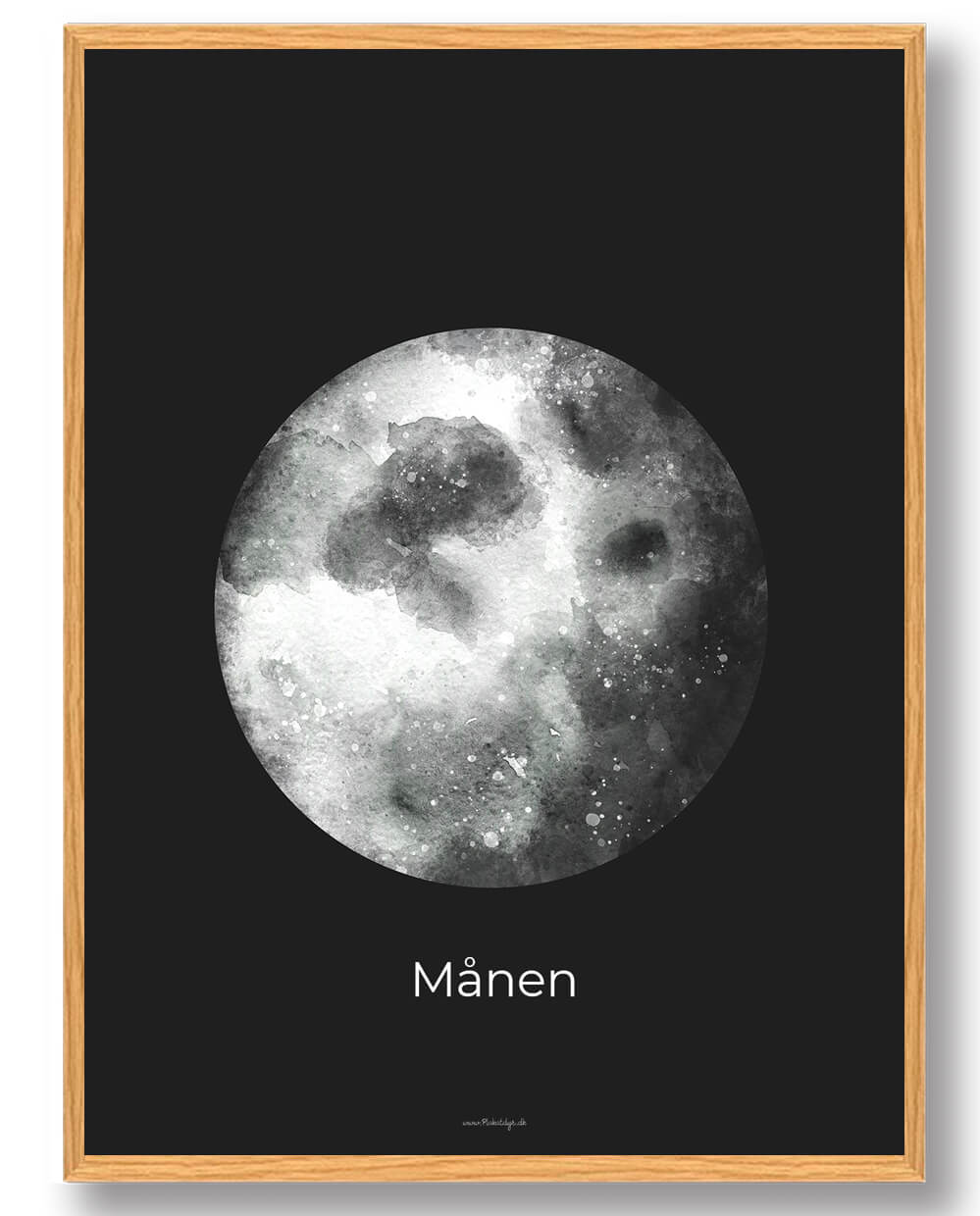 Måne Plakat til Rummet - Udforsk Universet!