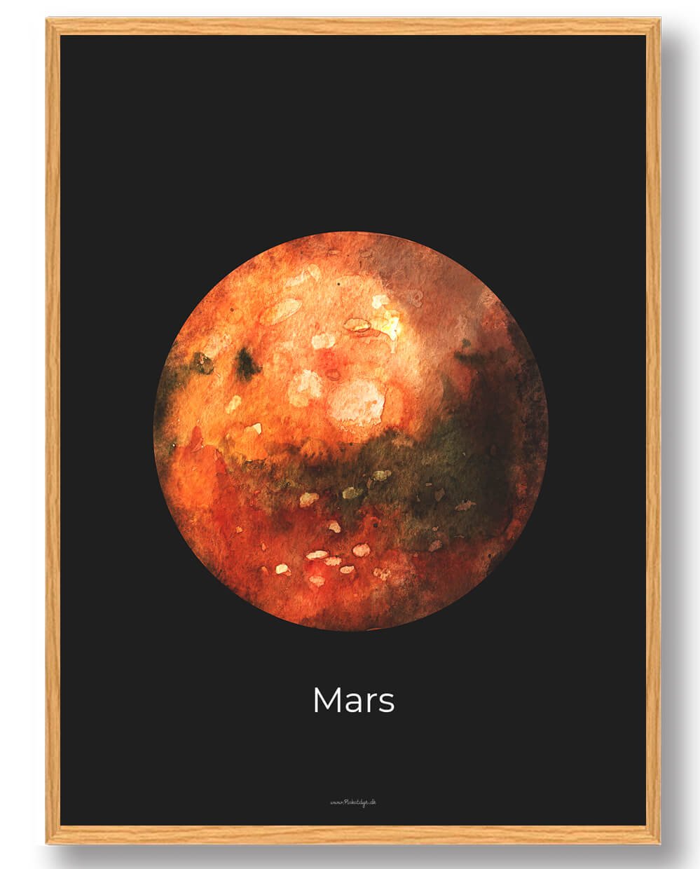 Mars Plakat - Oplev Universet med Plakatdyr.dk