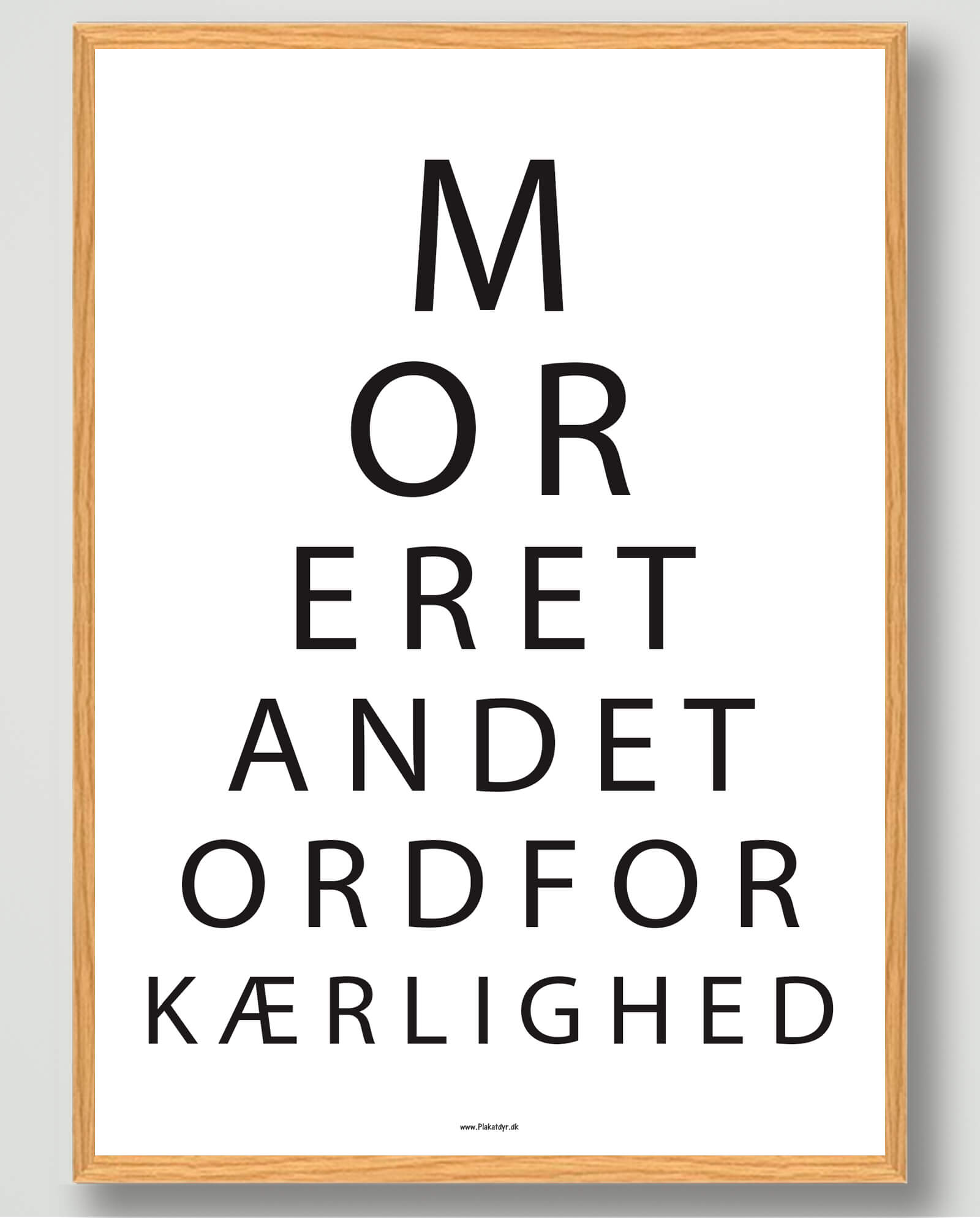 Mor Er Et Andet Ord – Plakat til Mors Dag