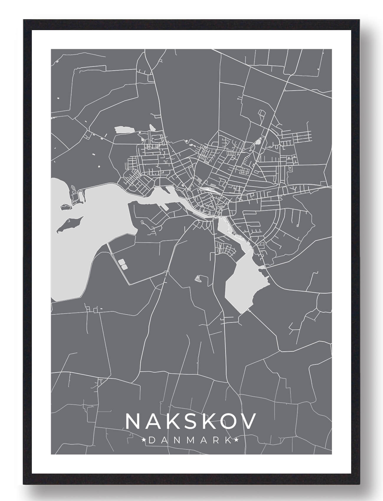 Nakskov Byplakat - Grå til dit hjem