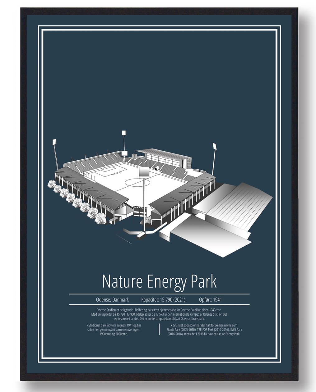 Nature Energy Park OB Plakat til Fodboldfans - Unik Kunst!