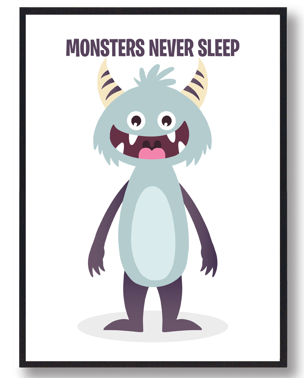 Fantastisk Monster Plakat til Børneværelset – Unik Dekoration