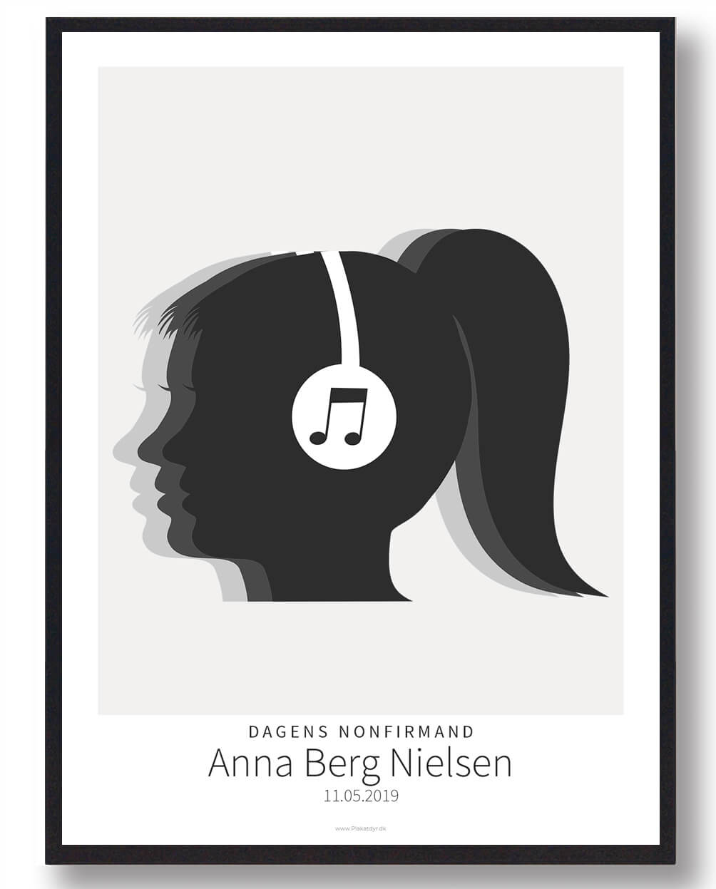Nonfirmand Plakat til Pige - Perfekt Gaveidé!