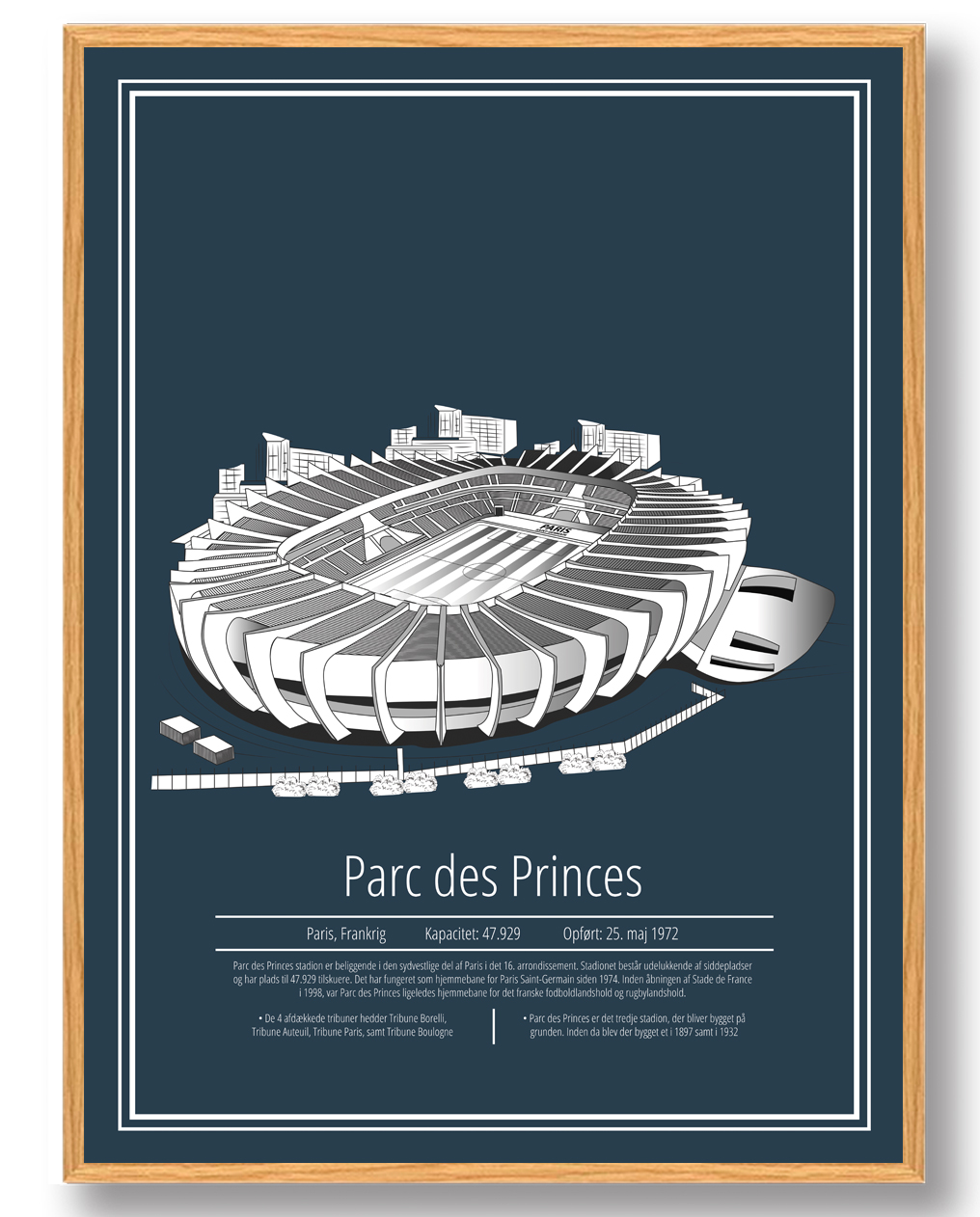 Paris Saint-Germain Stadion Plakat – Parc Des Princes